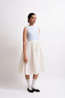 Blue Milkmaid Dress