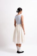 Blue Milkmaid Dress
